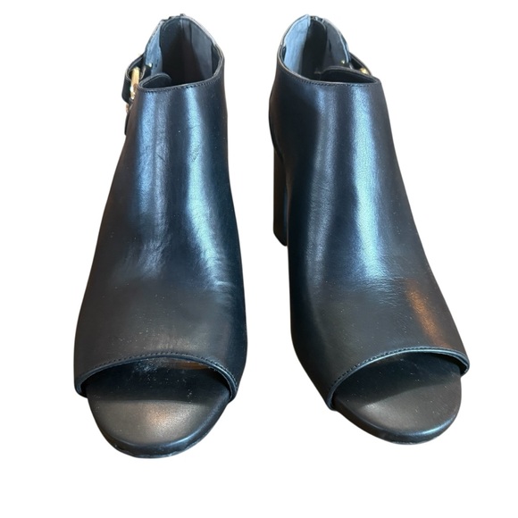 Giani Bernini Ariianna Memory Foam Peep Toe Block Heel Shooties Size 8 - Picture 3 of 10